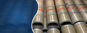 RPC pipes systems range of pipes made from composite materials